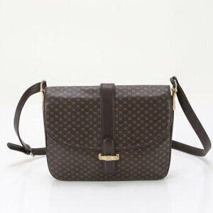 Celine Macadam Triomphe leather Crossbody Bag